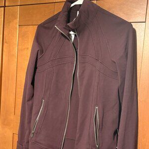 Lululemon Define Track Jacket Luon Black Plum Sz 4 $ NWT